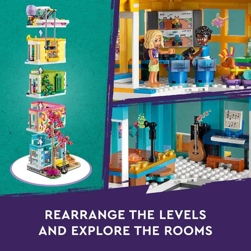 Miniatura 3 de LEGO Friends Heartlake City Community Center 41748 - Juego de juguetes de construcción; desafío creativo para mayores de 9 años, incluye 6 mini