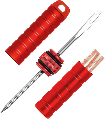 Miniatura 11 de BWSHLF Kit de reparación de neumáticos de bicicleta sin cámara para bicicletas de montaña y bicicletas de carretera, kit de tapones de neumáticos
