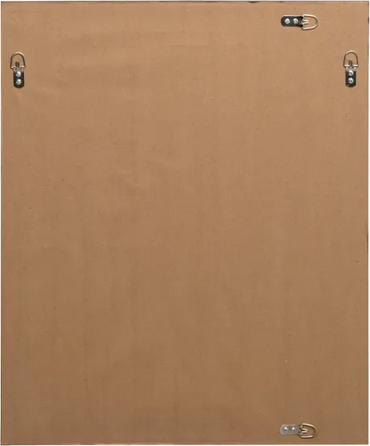 Miniatura 7 de DesignOvation Beatrice - Espejo de pared rectangular decorativo enmarcado, 21 x 27 pulgadas, marrón rústico, espejo rectangular de tocador para uso