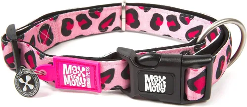 Miniatura 32 de Max & Molly Urban Pets Smart ID - Collar para perro con etiqueta de seguridad QR Gotcha! para mascotas y perfil de mascota personalizado, neopreno