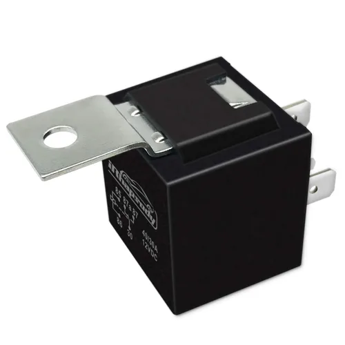 Miniatura 2 de Relé 12V de 5 pines 40/30AMP Kit de relé automotriz, relé SPDT de 5 puntas para potencia, ajuste y basculamiento