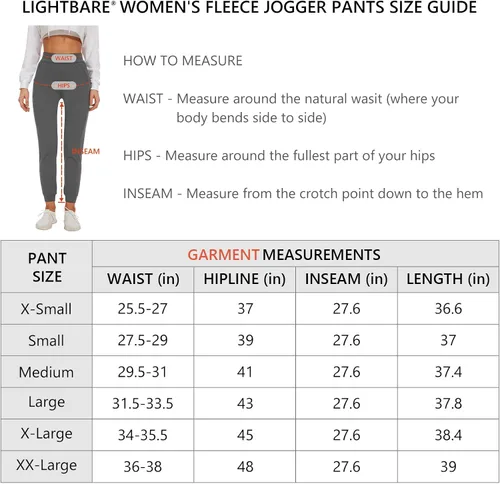 Miniatura 3 de Lightbare Pantalones deportivos con forro polar para mujer, elásticos, resistentes al agua, con bolsillos para el invierno atlético