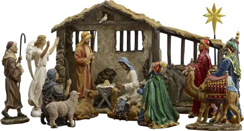 Miniatura 2 de Escena de la natividad completa, con modelos de 7 pulgadas