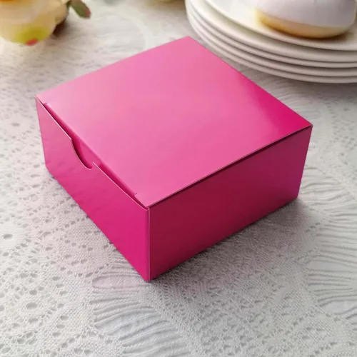 Miniatura 10 de Efavormart - Paquete de 25 cajas de regalo impresas en oro negro con texto en inglés "Thank You", 4 x 4 x 2 pulgadas, cajas de regalo de cartulina