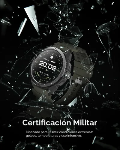 Miniatura 3 de Reloj inteligente resistente Cubitt Terra con GPS de doble banda, pantalla AMOLED de 1.48”, mapas sin conexión, VITA AI, entrenador AI, puntaje