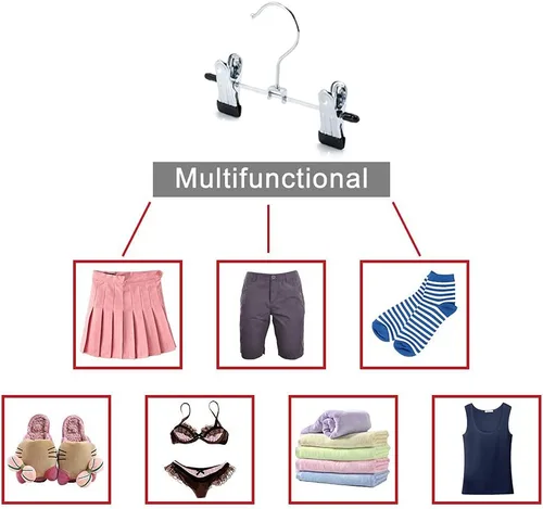 Miniatura 4 de Paquete de 20 ganchos para botas para colgar en el armario, ganchos para sombreros, pantalones, toallas, calcetines, bolsos, bolsos, ropa