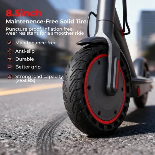Miniatura 7 de Qlaway 350W Electric Scooter for Adults, Speed Up to 19Mph, Max 15-22 Miles Range, Commuting Scooters with APP Control and Dual Brakes System