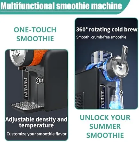 Miniatura 4 de Máquina de granizado de 8 litros, máquina automática de bebidas con rotación de 360°, múltiples funciones preestablecidas, panel de control HD