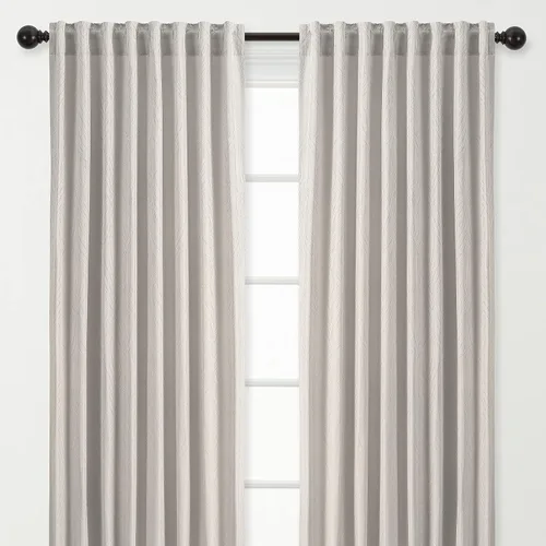 Miniatura 17 de Chanasya - Paneles de cortina con textura en relieve para sala de estar, dormitorio, ventana, patio, oficina, sala de estar. Cortinas para oscurecer