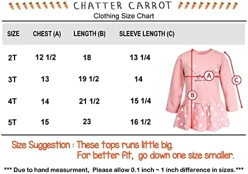 Miniatura 5 de Chatter Carrot Túnica de manga larga para niñas pequeñas y niños