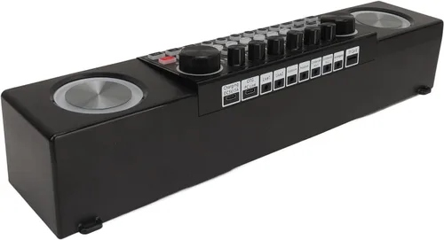 Miniatura 9 de Máquina de karaoke, altavoz inalámbrico de ajuste digital para máquina de karaoke con micrófono para fiesta en casa