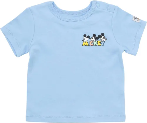 Miniatura 27 de Disney Conjunto de 3 piezas de overoles cortos de rizo francés para bebé, camiseta y sombrero, tallas de recién nacido a bebé (0-24 meses)