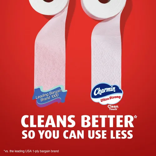 Miniatura 6 de Charmin Papel higiénico ultra fuerte y limpio, 24 megarrollos familiares = 120 rollos regulares