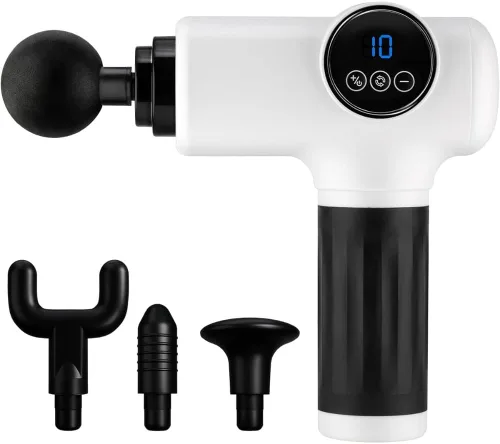 Miniatura 10 de SPA SCIENCES - SmartGun Elite - Masajeador terapéutico de percusión de tejido profundo - para dolor muscular - con cabezales intercambiables, 10