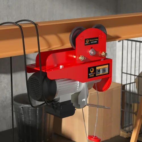 Miniatura 8 de BEAMNOVA Carro manual para I-Beam con brida ancha de 1.57-4.64 pulgadas, para elevación eléctrica PA200 PA250 PA300 PA400 PA500, resistente, 4