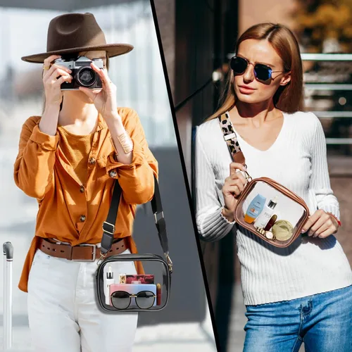 Miniatura 5 de COROMAY - Bolso transparente para mujer, apta para estadios