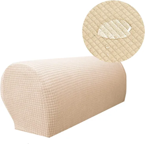 Miniatura 10 de Fundas repelentes al agua para reposabrazos de sofá, tela elástica de elastano, antideslizante, protector de muebles, fundas para sillón reclinable