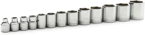 Miniatura 8 de GEARWRENCH 14 Pc. 3/8" Drive 6 Pt. Juego de llaves de vaso estándar, métrico - 80552
