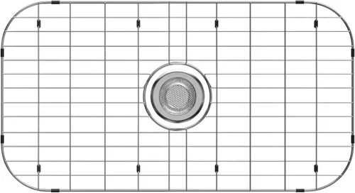 Miniatura 10 de Protector de rejilla para fregadero, rejillas inferiores de 18 pulgadas, protector de fregadero con radio de esquina, protector de fregadero