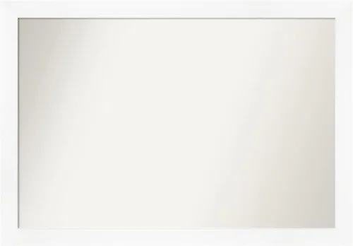 Miniatura 65 de Amanti Art Espejo de pared blanco de 30 x 42 pulgadas, espejo de baño rectangular blanco para decoración de pared de sala de estar, marco Parlor