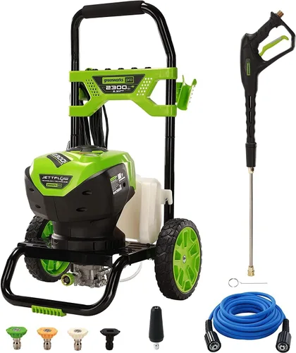Miniatura 14 de Greenworks Pro - Lavadora de presión eléctrica sin escobillas 2300 PSI (Certificada SGS) 2.3 GPM Máx. / 1.2 GPM