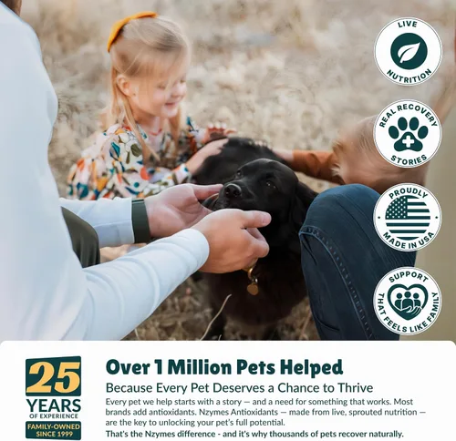 Miniatura 6 de Nzymes® Golosinas antioxidantes – para articulaciones de perros, caderas, parálisis, piel, abrigo, pérdida de cabello, envejecimiento, digestión