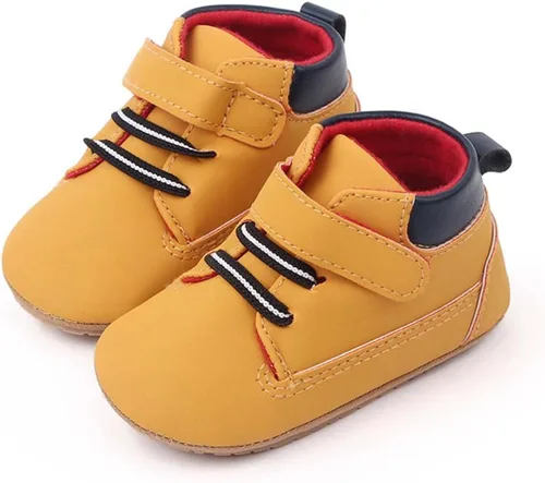 Miniatura 5 de KaKaKiKi - Tenis de lona para bebé infante niños tenis con suela de goma antideslizante tenis de caramelo caminantes primerizos precaminando tenis
