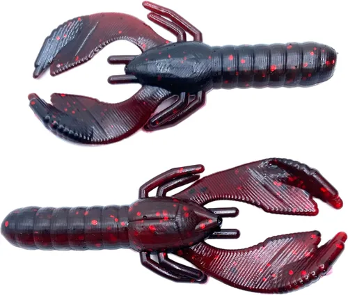 Miniatura 24 de Phat Pak Baits - Beasty Bug Jr Ned Rig Craw Finesse Bass Señuelo de pesca de plástico suave 20ct 2.8" Paquete de variedades