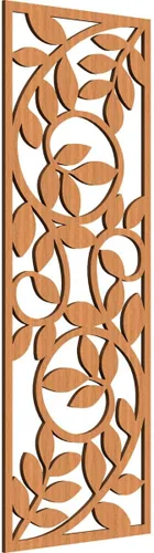 Miniatura 61 de 9 3/8"W x 24 3/8"H x 1/4"T Utica Decorativo Fretwork Madera Paneles de Pared, Abedul