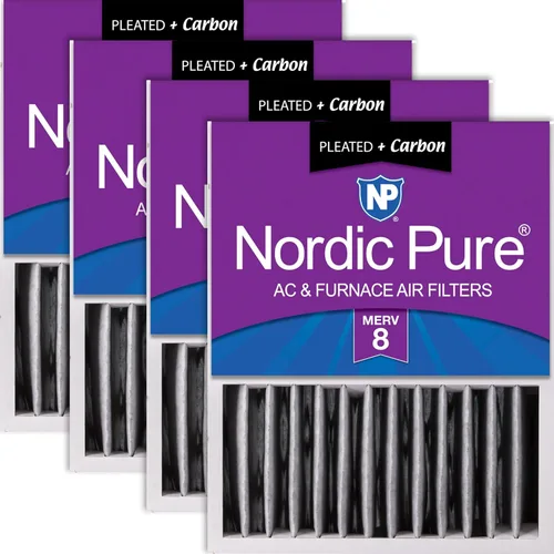 Miniatura 33 de Nordic Pure 16 x 20 x 5 (tamaño real: 15 7/8 x 19 5/8 x 4 3/8) Honeywell Filtros de aire de repuesto Merv 8 Plus Carbon 1 paquete