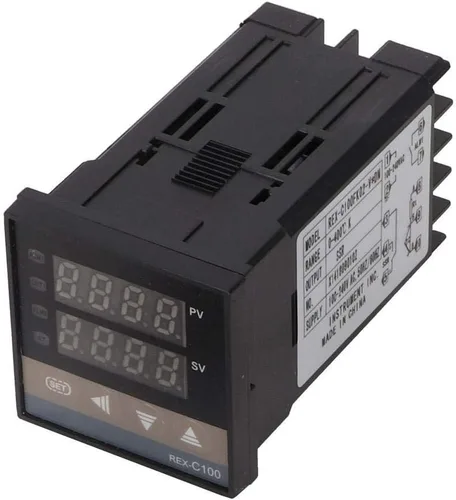 Miniatura 2 de Fafeicy 32.0-752.0 °F Digital LED PID controlador de temperatura Kit de termostato Kit de controlador de temperatura AC 110V-240V para controlar