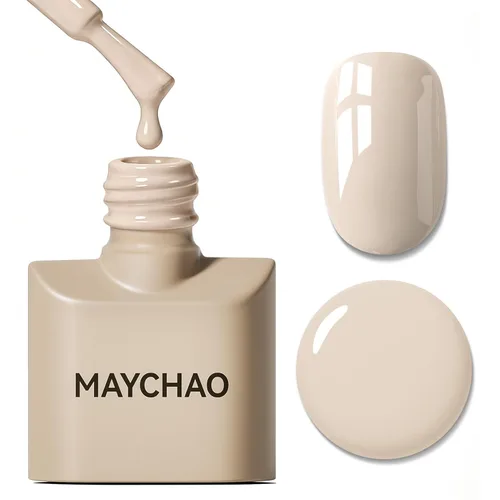 Miniatura 84 de MAYCHAO Esmalte de uñas de gel rosa intenso de 0.5 onzas líquidas, 1 unidad de esmalte de gel rosa brillante, esmalte de uñas que se absorbe con luz