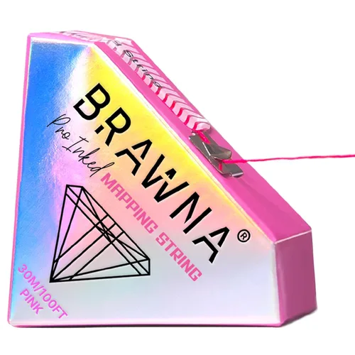Miniatura 17 de BRAWNA [Versión mejorada] 30 metros de hilo blanco de mapeo de cejas para medición de cejas - Suministros de microblading - Kit PMU - Kit de 2-Blanco