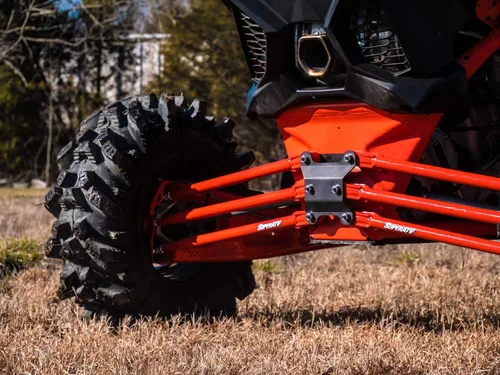 Miniatura 3 de SuperATV Brazos/varillas de radio trasero de tubo redondo resistente para Can-Am Maverick X3 72 pulgadas Turbo/X RC/X MR/X RS/MAX (ver ajuste abajo)