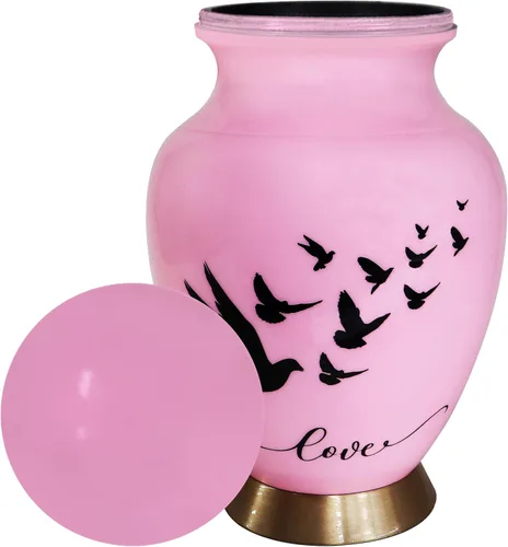 Miniatura 4 de NANIURN Urnas de cremación para cenizas humanas, mujeres y hombres, urna funeraria para cenizas para mujeres y hombres, modelos de amor decorativos
