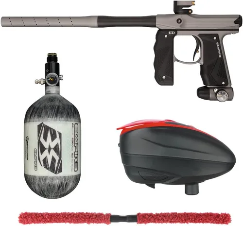 Miniatura 3 de Action Village Empire Mini GS TP Contender Kit de pistola de paintball con tanque 68/4500 Negro Polvo/Negro Polvo