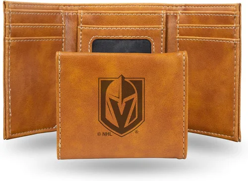 Miniatura 39 de NHL Rico Industries - Billetera triple grabada con láser y tres pliegues, accesorio para hombre