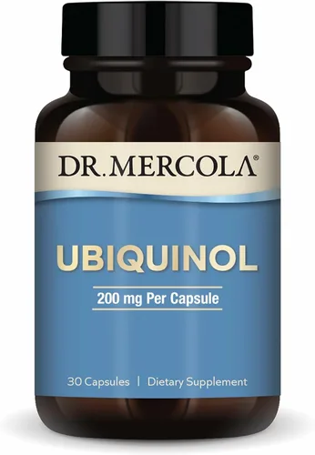 Miniatura 10 de Dr. Mercola Ubiquinol 100 mg por porción, 30 porciones (30 cápsulas), suplemento dietético, apoya la salud y el bienestar general, sin OMG