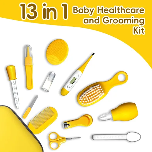 Miniatura 2 de Kit de cuidado de la salud y aseo del bebé, juego portátil de cuidado de seguridad para bebés, kit esencial para bebé para recién nacido