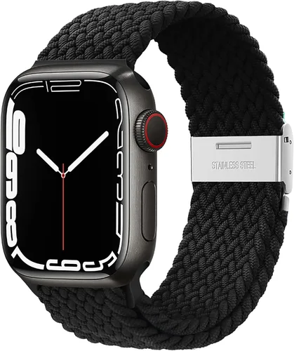 Miniatura 40 de Qimela Correa Compatible con Apple Watch de 1.49/1.57/1.61/1.65/1.73/1.77/1.77/1.93 pulgadas para Mujeres y Hombres, Correa Deportiva Solo Loop