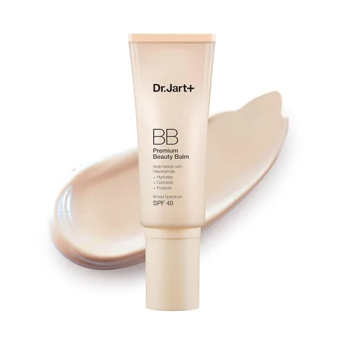 Dr.Jart+ Crema hidratante teñida coreana BB prémium con SPF 40 y niacinamida | crema bb | tinte de piel | maquillaje coreano, 1.35 onzas líquidas