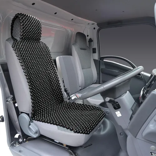 Fundas de asiento para coches y camiones con cuentas naturales refrescantes, duraderas, con cuentas de 18 mm, fundas para asientos de coche con