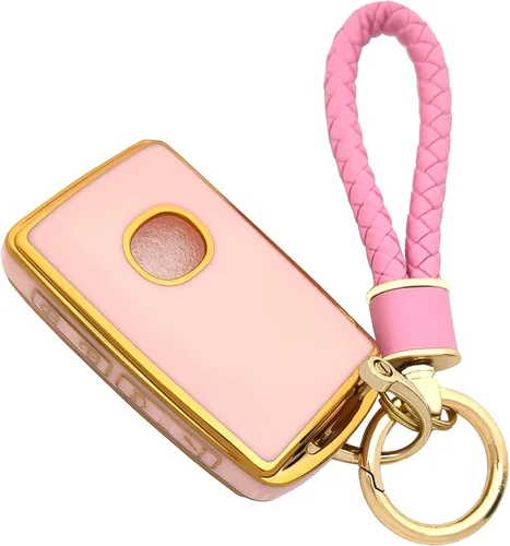 Miniatura 22 de Funda para Llavero Portallaves Estuche Soporte para Llaves Carcasa Protectora de TPU Suave Protector Accesorios para Automóvil