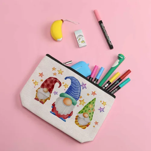 Miniatura 3 de ZHAMEN Bolsa de maquillaje divertida para regalo de cumpleaños de Navidad - Bolsa de cosméticos, Multicolor 0584, Estampado De Letras