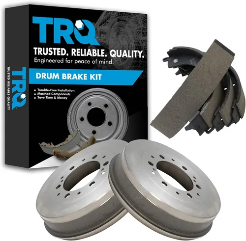 Miniatura 45 de Kit de tambor de freno y zapata ABS trasero TRQ Compatible con Subaru Forester Impreza