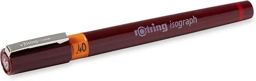 Miniatura 4 de Rotring Isograph Plumas para dibujo técnico. Juego de 3 unidades, Marrón
