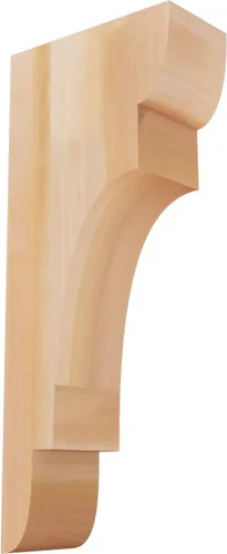 Miniatura 66 de Ekena Millwork COR04X12X12NEB00RWR 4 pulgadas de ancho x 12 pulgadas de profundidad x 12 pulgadas de alto New Brighton Rough Sawn Corbel, cedro rojo