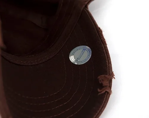 Miniatura 8 de Flipper Gorra de béisbol con diseño de margaritas de algodón lavado sin estructura, diseño de cara sonriente