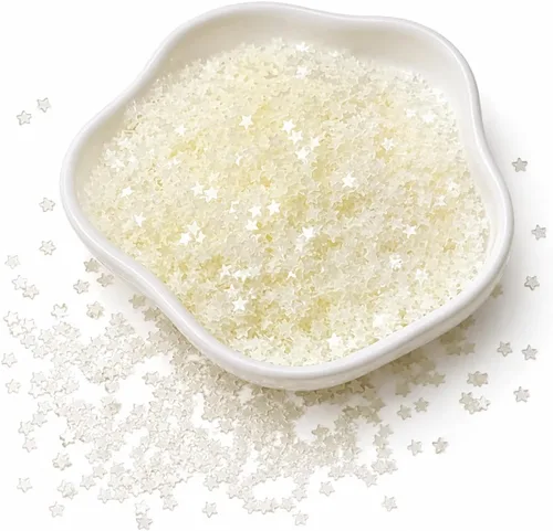 Miniatura 2 de Sourcingbay Brillantina de estrella que brilla en la oscuridad, lentejuelas luminosas de 0.118 pulgadas para arte de uñas, slime, manualidades