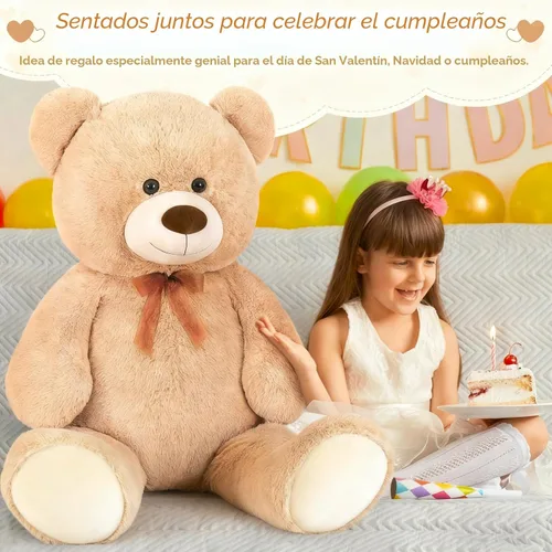 Miniatura 6 de Toys Studio Oso de peluche ultra suave de 51 pulgadas para niñas, gran oso de peluche, regalo de Navidad, Pascua, día de San Valentín, graduación